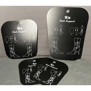 6 Pieces 3 Pairs Boot Supports Inserts Women or Men 6 inch 10 inch 14 inch NEW
